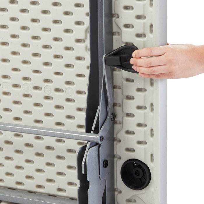 National Public Seating Flipper Training Table with Caster Wheels